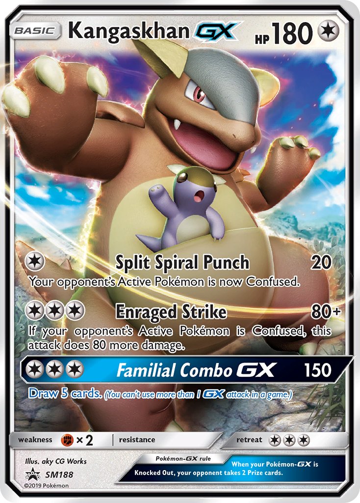 Kangaskhan GX (SM188) [Sun & Moon: Black Star Promos] | Clutch Gaming