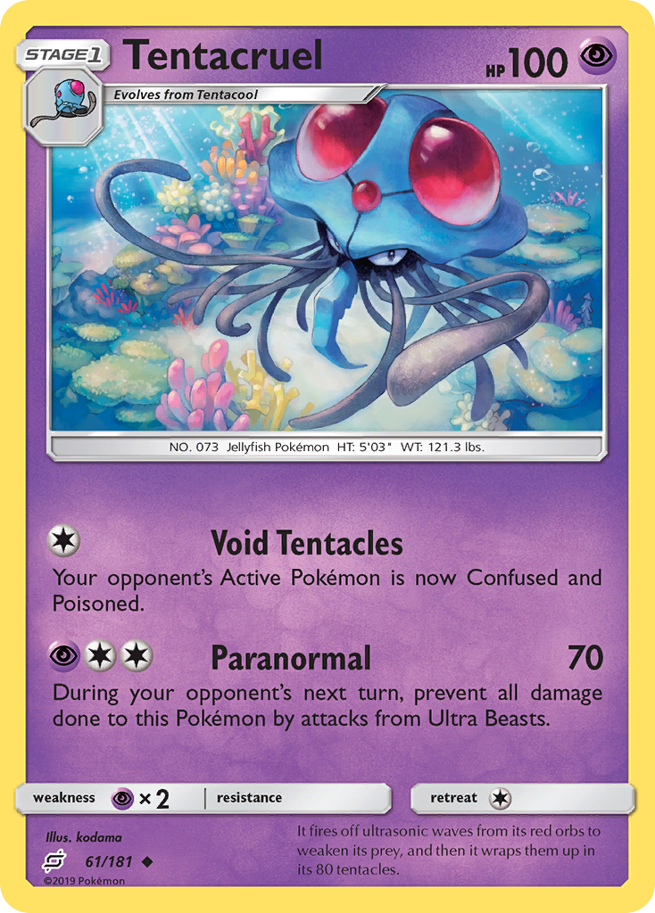 Tentacruel (61/181) [Sun & Moon: Team Up] | Clutch Gaming