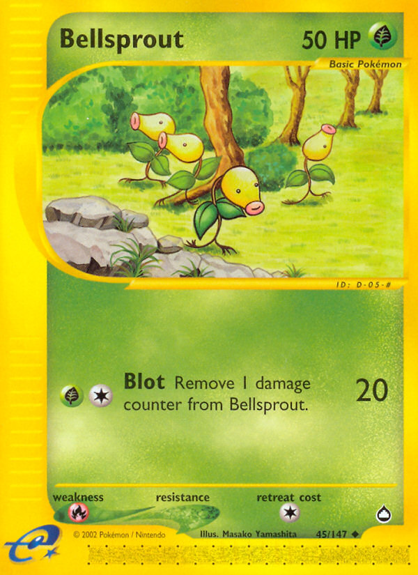 Bellsprout (45/147) [Aquapolis] | Clutch Gaming