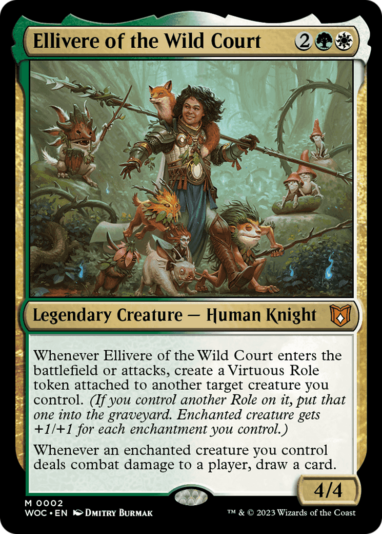 Ellivere of the Wild Court [Wilds of Eldraine Commander] | Clutch Gaming