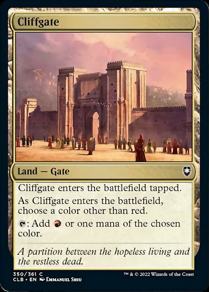 Cliffgate [Commander Legends: Battle for Baldur's Gate] | Clutch Gaming