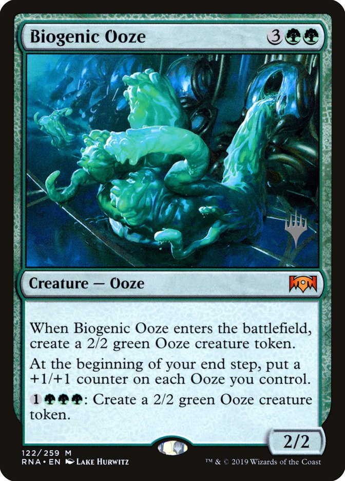 Biogenic Ooze (Promo Pack) [Ravnica Allegiance Promos] | Clutch Gaming