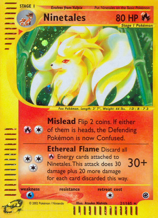 Ninetales (21/165) [Expedition: Base Set] | Clutch Gaming