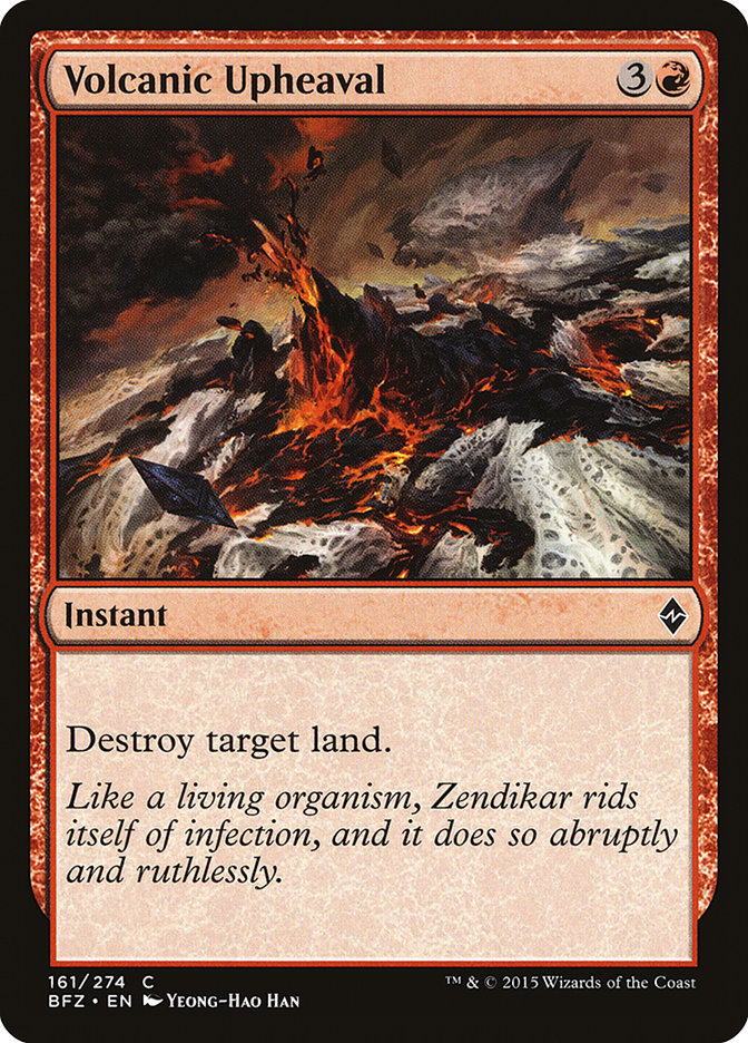 Volcanic Upheaval [Battle for Zendikar] | Clutch Gaming