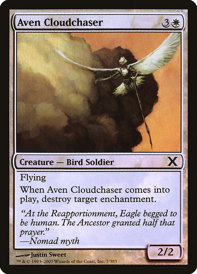 Aven Cloudchaser (Premium Foil) [Tenth Edition] | Clutch Gaming