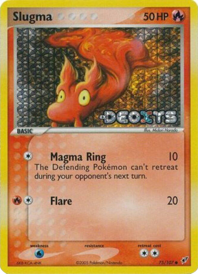 Slugma (75/107) (Stamped) [EX: Deoxys] | Clutch Gaming