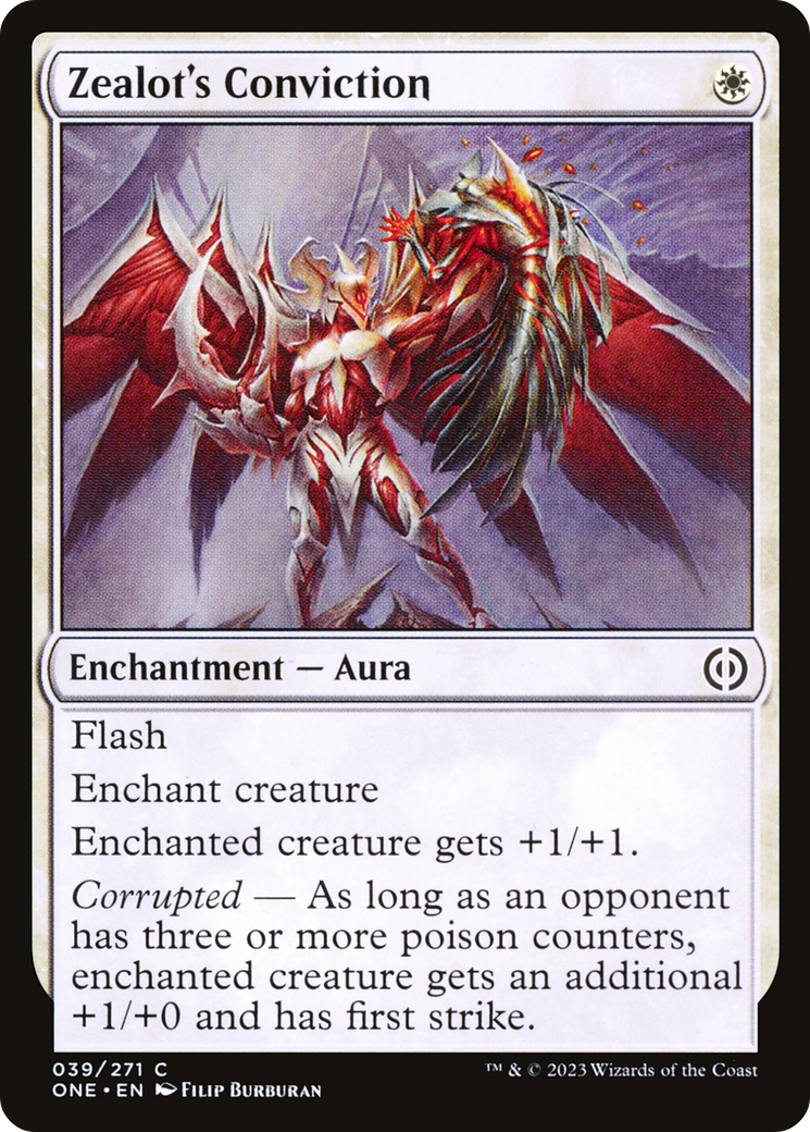 Zealot's Conviction [Phyrexia: All Will Be One] | Clutch Gaming