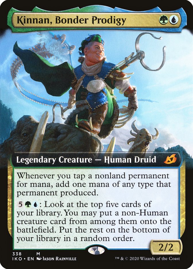 Kinnan, Bonder Prodigy (Extended Art) [Ikoria: Lair of Behemoths] | Clutch Gaming