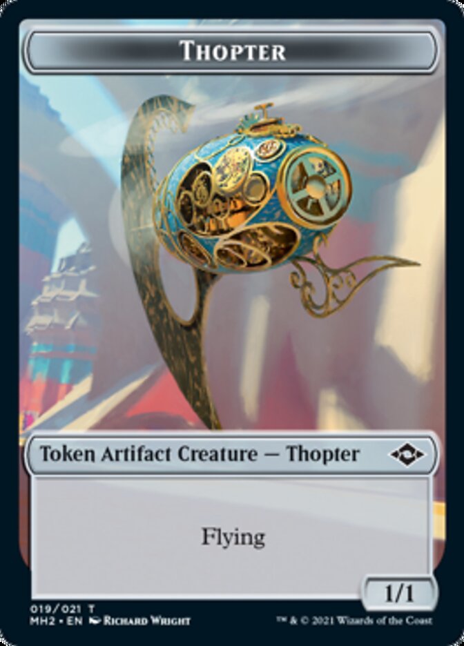 Thopter // Treasure (20) Double-Sided Token [Modern Horizons 2 Tokens] | Clutch Gaming