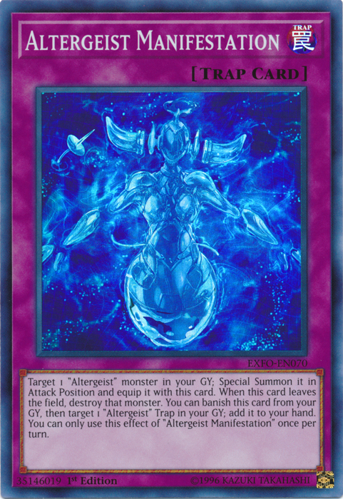 Altergeist Manifestation [EXFO-EN070] Super Rare | Clutch Gaming