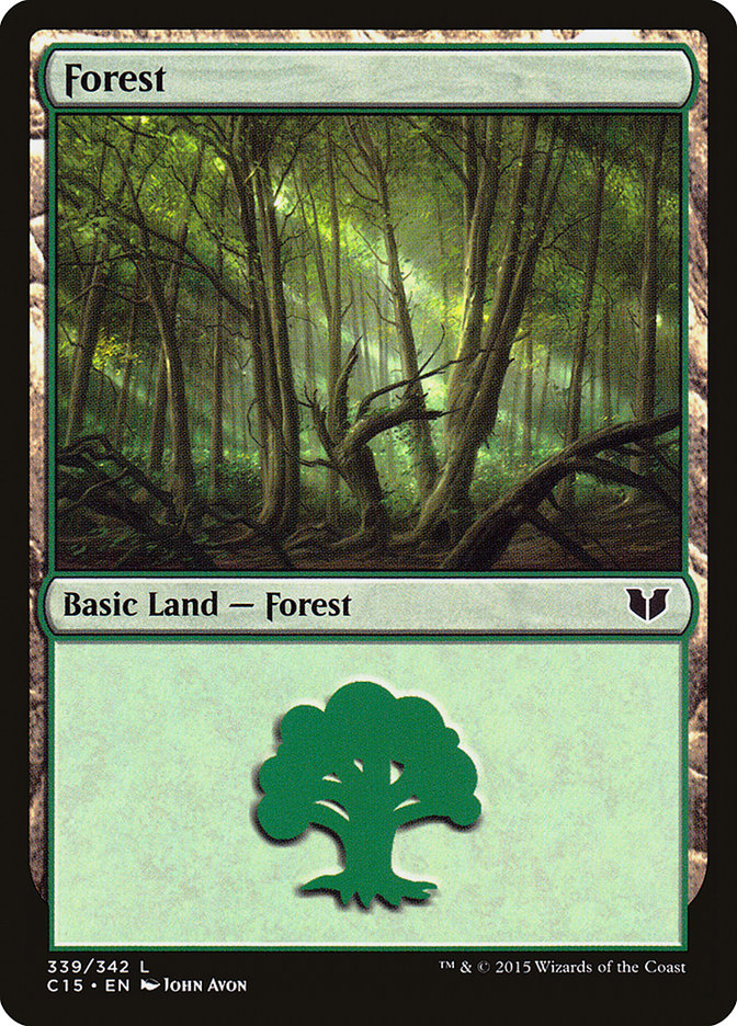 Forest (339) [Commander 2015] | Clutch Gaming