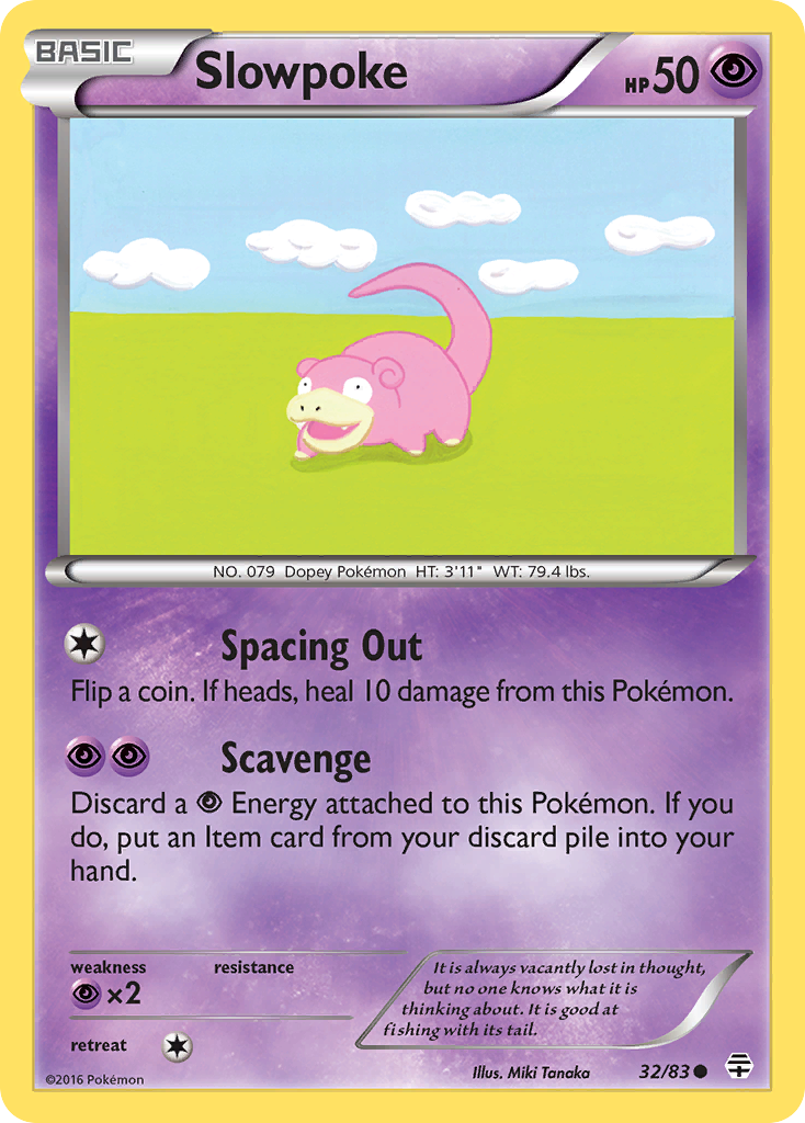 Slowpoke (32/83) [XY: Generations] | Clutch Gaming