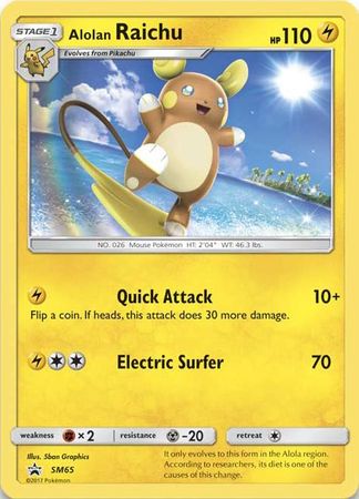 Alolan Raichu (SM65) (Jumbo Card) [Sun & Moon: Black Star Promos] | Clutch Gaming