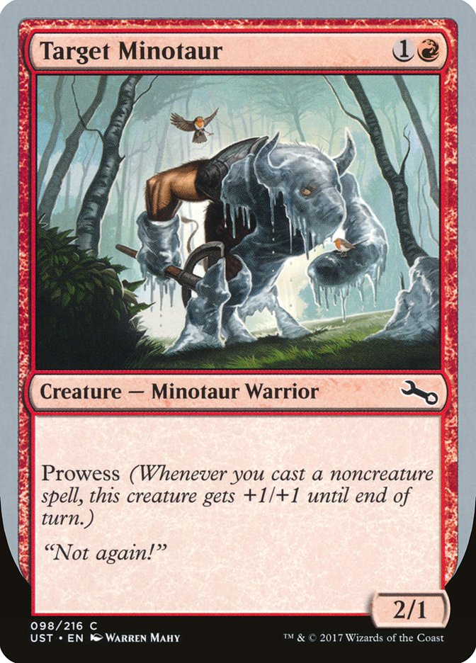 Target Minotaur (Ice Art) [Unstable] | Clutch Gaming