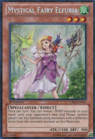 Mystical Fairy Elfuria [CBLZ-EN085] Secret Rare | Clutch Gaming