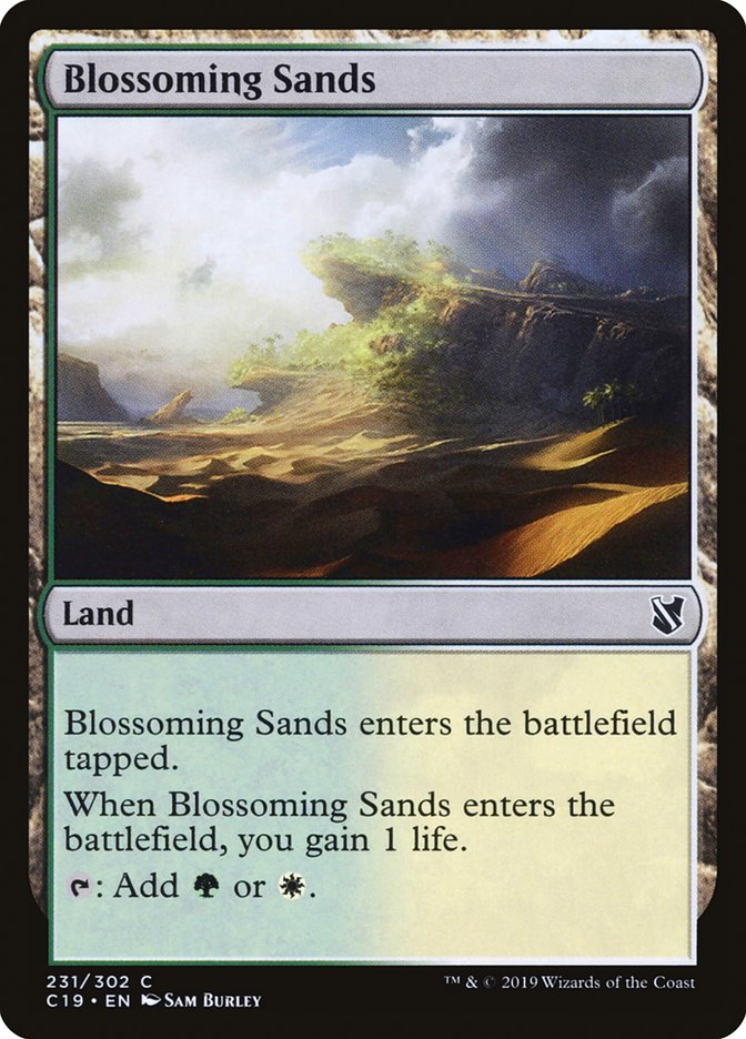 Blossoming Sands [Commander 2019] | Clutch Gaming