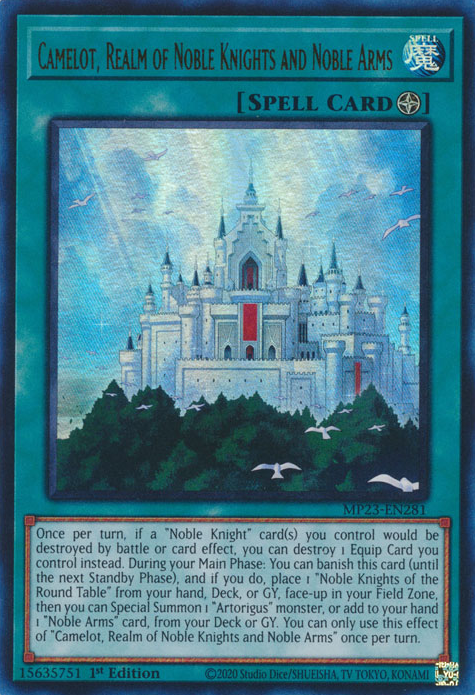 Camelot, Realm of Noble Knights and Noble Arms [MP23-EN281] Ultra Rare | Clutch Gaming