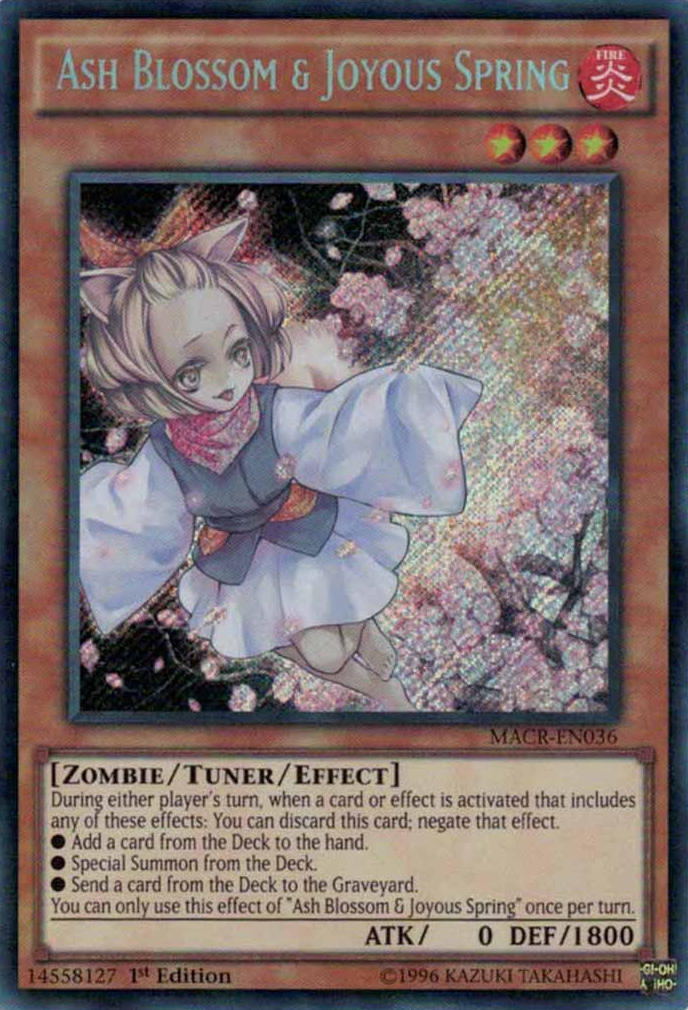 Ash Blossom & Joyous Spring [MACR-EN036] Secret Rare | Clutch Gaming