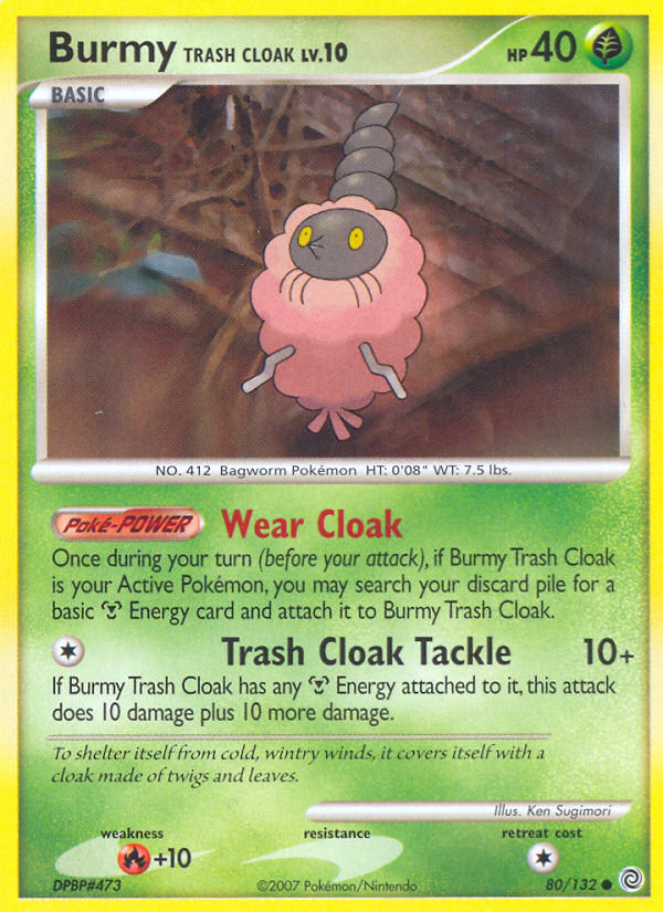 Burmy Trash Cloak (80/132) [Diamond & Pearl: Secret Wonders] | Clutch Gaming