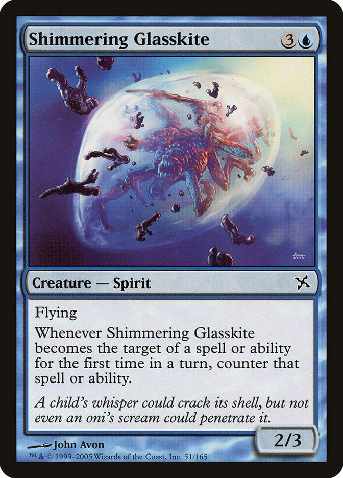 Shimmering Glasskite [Betrayers of Kamigawa] | Clutch Gaming