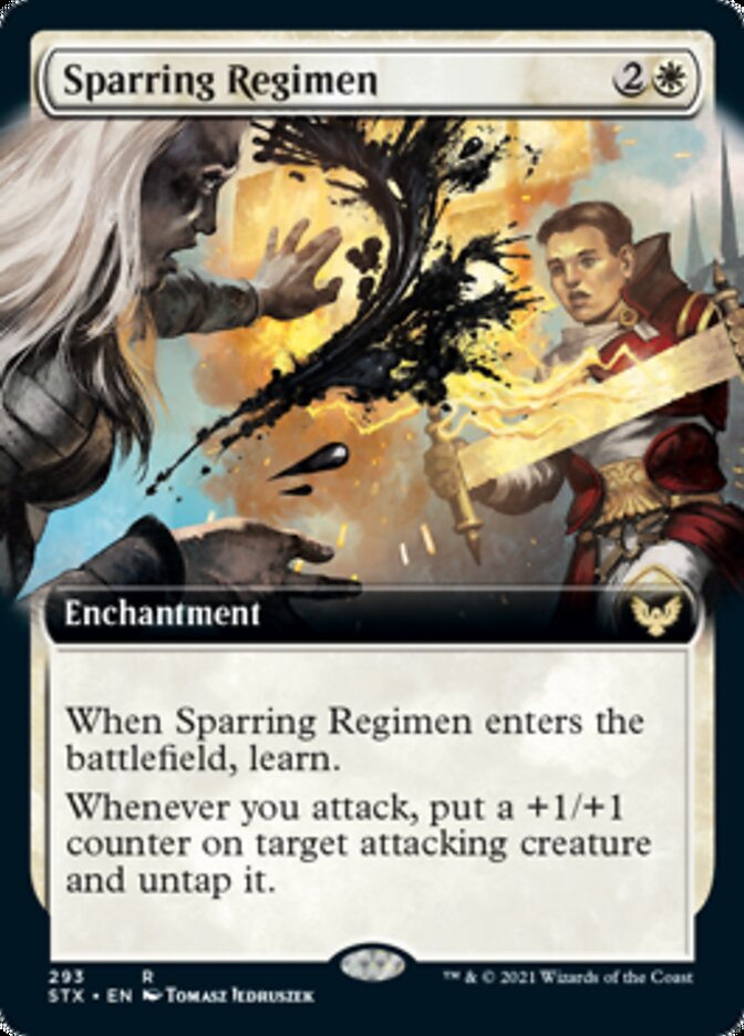 Sparring Regimen (Extended Art) [Strixhaven: School of Mages] | Clutch Gaming