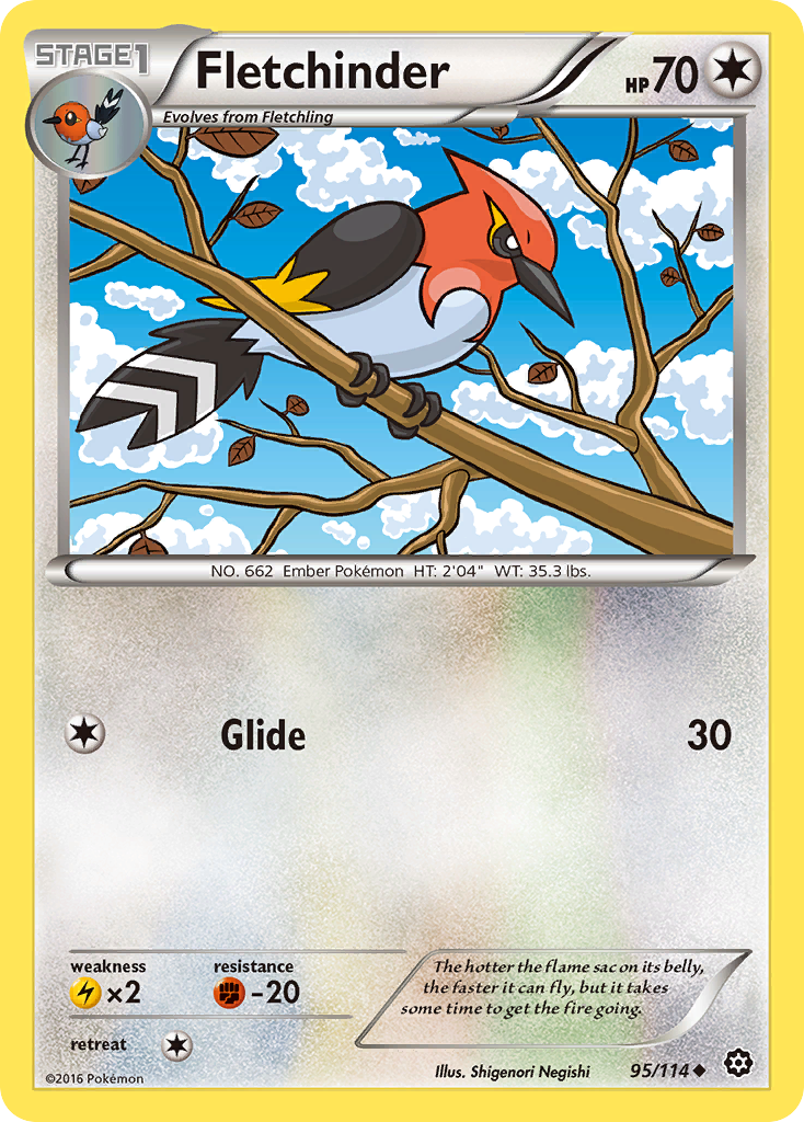 Fletchinder (95/114) [XY: Steam Siege] | Clutch Gaming