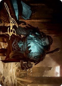 Vault Robber Art Card (Gold-Stamped Signature) [Kaldheim Art Series] | Clutch Gaming