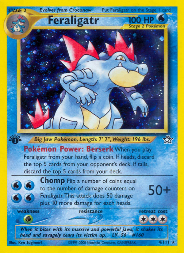 Feraligatr (4/111) [Neo Genesis 1st Edition] | Clutch Gaming