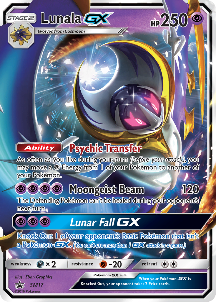 Lunala GX (SM17) [Sun & Moon: Black Star Promos] | Clutch Gaming