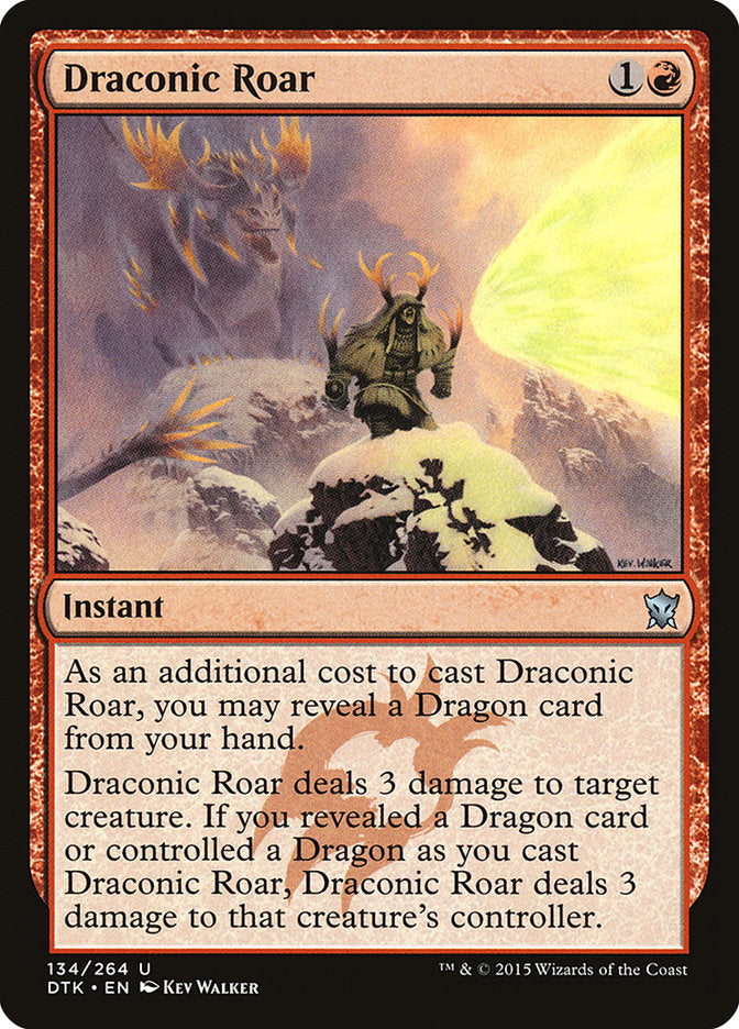Draconic Roar [Dragons of Tarkir] | Clutch Gaming
