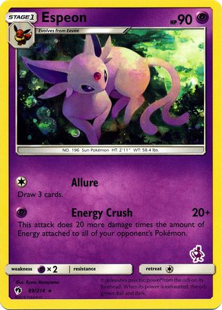 Espeon (89/214) (Mewtwo Deck) [Battle Academy 2020] | Clutch Gaming