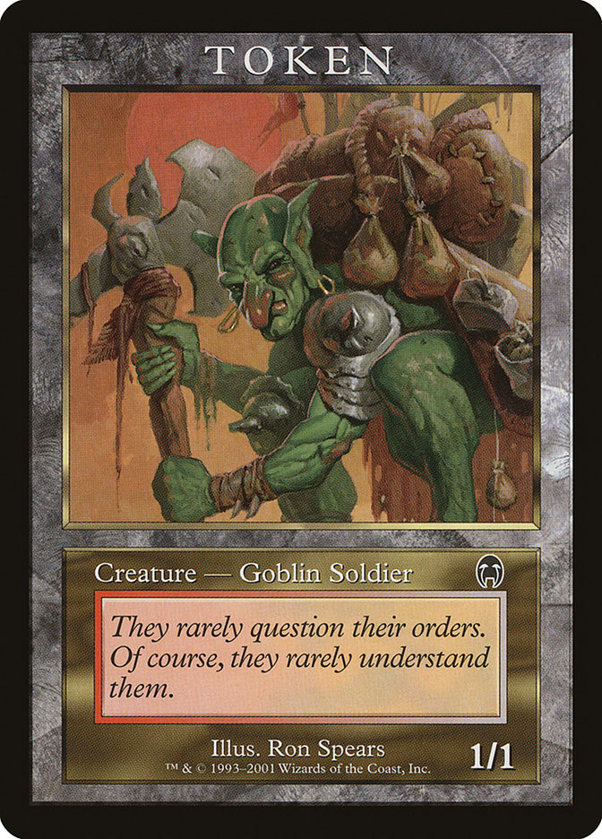 Goblin Soldier Token [Magic Player Rewards 2001] | Clutch Gaming