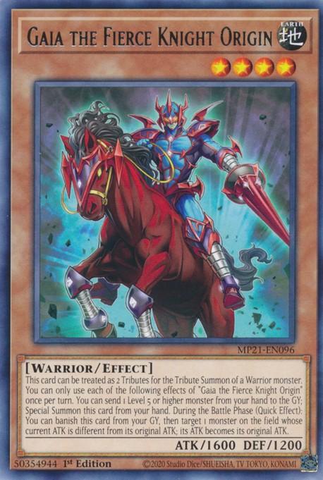 Gaia the Fierce Knight Origin [MP21-EN096] Rare | Clutch Gaming