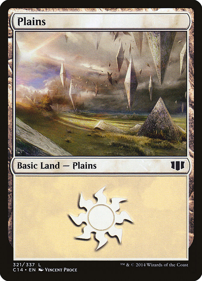 Plains (321) [Commander 2014] | Clutch Gaming