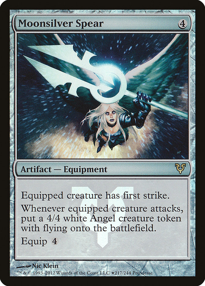 Moonsilver Spear [Avacyn Restored Prerelease Promos] | Clutch Gaming