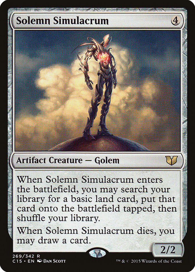 Solemn Simulacrum [Commander 2015] | Clutch Gaming