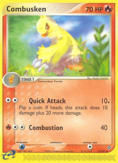 Combusken (25/97) [EX: Dragon] | Clutch Gaming