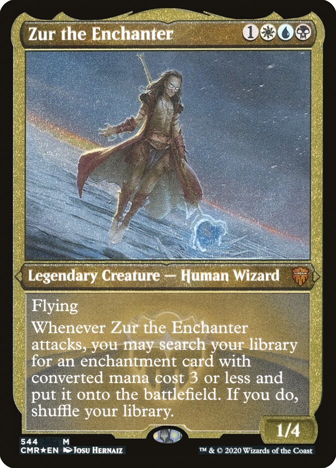 Zur the Enchanter (Etched) [Commander Legends] | Clutch Gaming