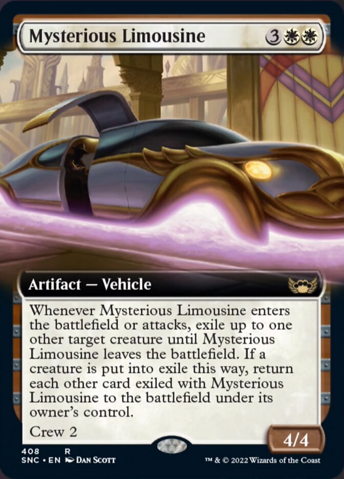 Mysterious Limousine (Extended Art) [Streets of New Capenna] | Clutch Gaming