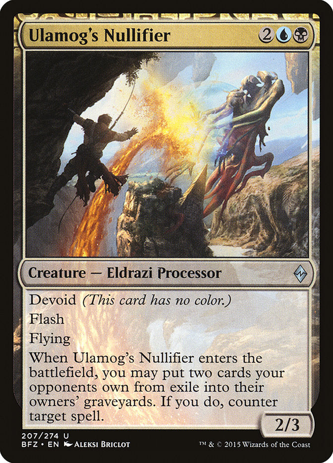 Ulamog's Nullifier [Battle for Zendikar] | Clutch Gaming