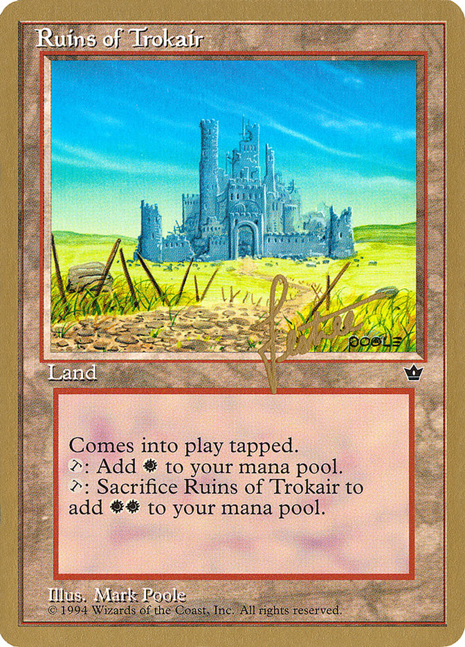 Ruins of Trokair (Bertrand Lestree) [Pro Tour Collector Set] | Clutch Gaming