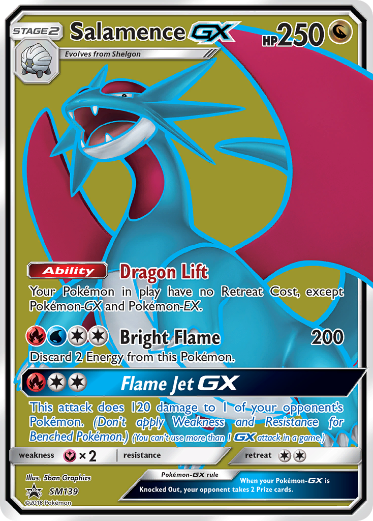 Salamence GX (SM139) [Sun & Moon: Black Star Promos] | Clutch Gaming