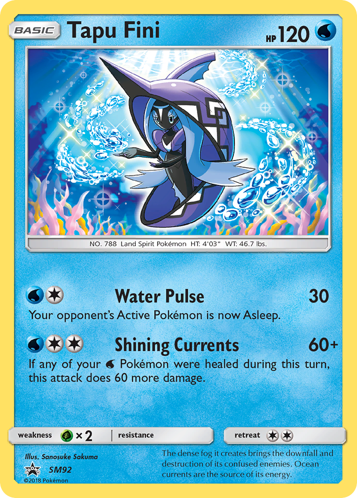 Tapu Fini (SM92) [Sun & Moon: Black Star Promos] | Clutch Gaming