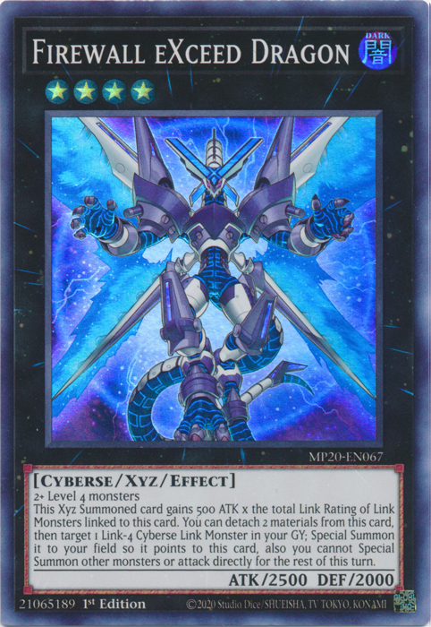 Firewall eXceed Dragon [MP20-EN067] Super Rare | Clutch Gaming