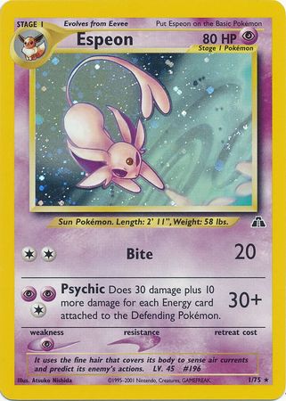 Espeon (1/75) [Neo Discovery Unlimited] | Clutch Gaming