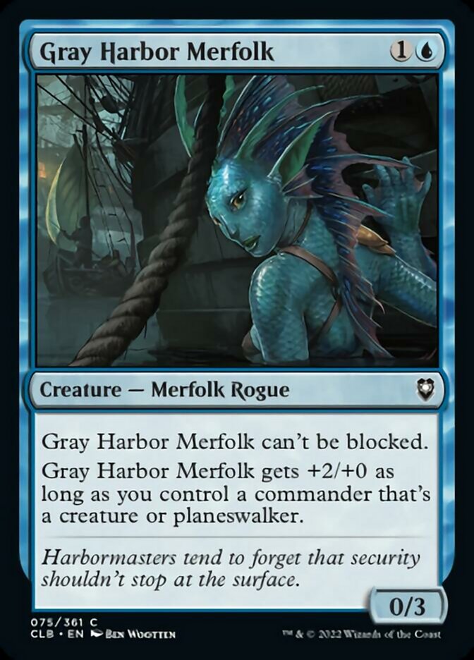 Gray Harbor Merfolk [Commander Legends: Battle for Baldur's Gate] | Clutch Gaming