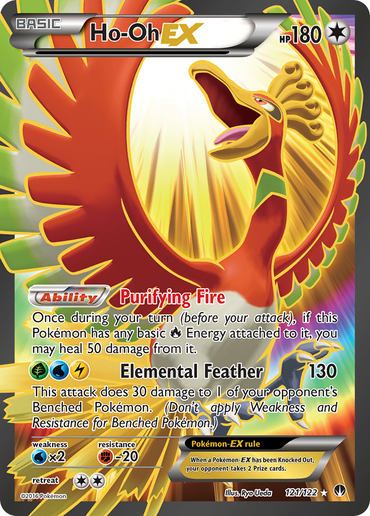 Ho-Oh EX (121/122) [XY: BREAKpoint] | Clutch Gaming