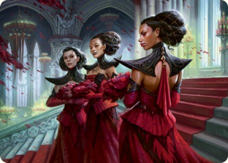 Olivia's Attendants Art Card [Innistrad: Crimson Vow Art Series] | Clutch Gaming