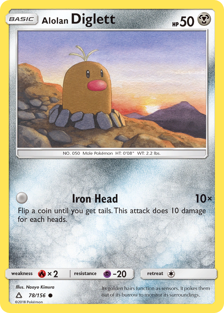 Alolan Diglett (78/156) [Sun & Moon: Ultra Prism] | Clutch Gaming