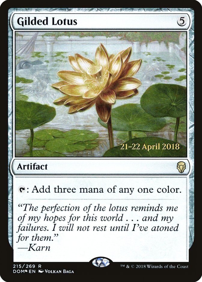 Gilded Lotus [Dominaria Prerelease Promos] | Clutch Gaming